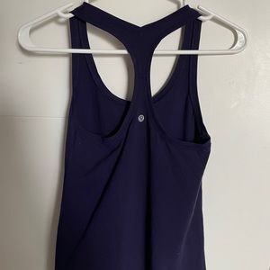 Racer back women’s lululemon tank in deep purple